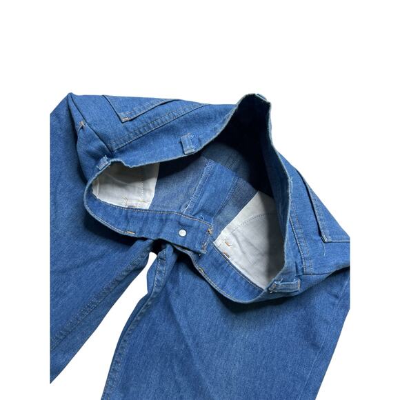 Vintage 1980s LEVI'S Skosh More Room Orange Tab Denim Men's Jeans Unworn 34x29 - Picture 10 of 13